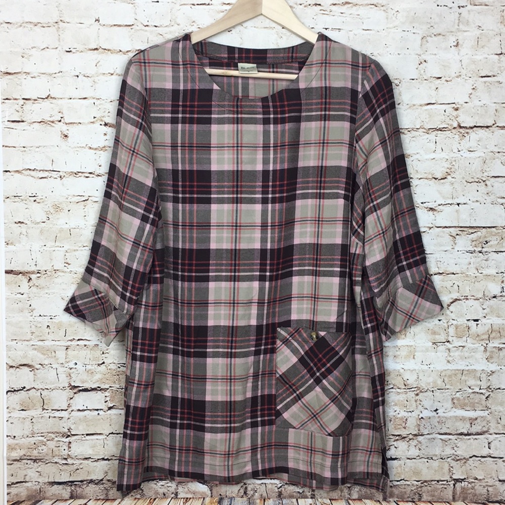 Blair plaid tunic dress Medium